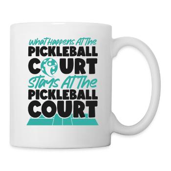 Pickleball What Happens At The - Mug - white - Right