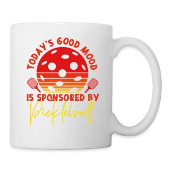 Pickleball Retro Today's Good Mood - Tasse - Weiß - Rechts