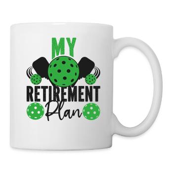 Pickleball Retired My Retirement - Mug - white - Right