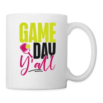 Pickleball Girl Ladies Game Day - Tasse - Weiß - Rechts