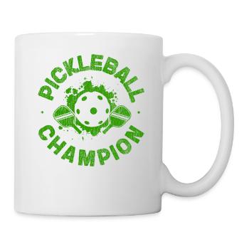 Pickleball Pickleball Champion - Tasse - Weiß - Rechts