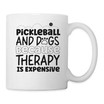 Pickleball Chien Pickleball Et Chiens - Mug blanc - blanc - Droite