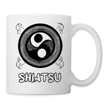 Shiatsu Yoga Meditation Massage Buddha Japanese 2 - Mug - white - Right