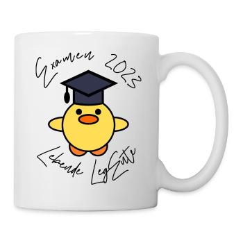Examen 2023 lebende LegEnte - Tasse - Weiß - Rechts