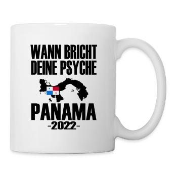 WANN BRICHT DEINE PSYCHE PANAMA - Tasse - Weiß - Rechts