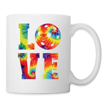 Pickleball Tie Dye 80s90s Love - Mug blanc - blanc - Droite