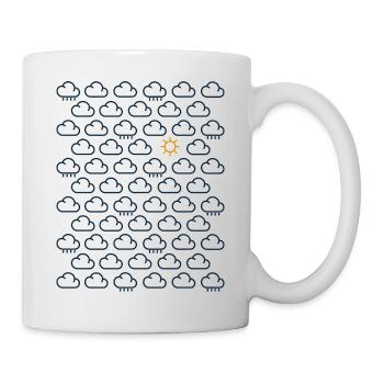 Clouds Rain Sun 1 - Mug - white - Right