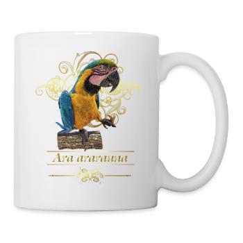 The blue and yellow macaw - Mug - white - Right