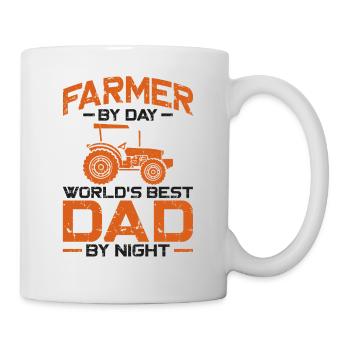 Farming Farmer Dad Father Vintage - Mug - white - Right