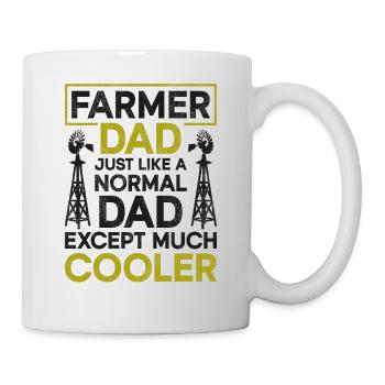 Farming Farmer Dad Father Vintage - Mug - white - Right