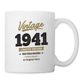 Vintage 1941 81st Birthday - Mug - white - Right