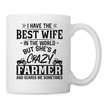 Farming Farmer Wife Vintage - Mug - white - Right