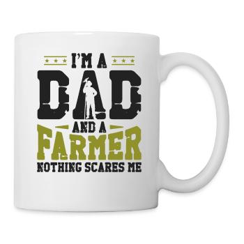 Farming Farmer Dad Father Vintage - Mug - white - Right