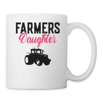 Farming Farmer Daughter Vintage - Mug - white - Right