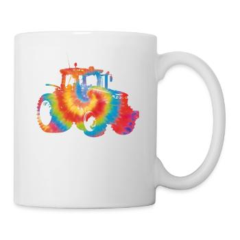 Agriculteur Tie Dye 80s 90s - Mug blanc - blanc - Droite