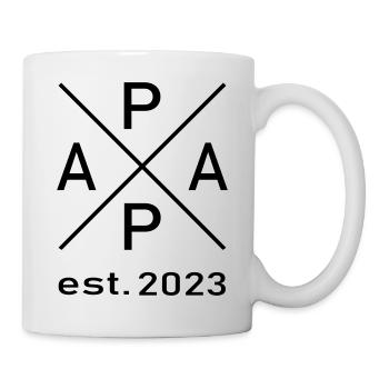 Papa est. 2023 - Mug blanc - blanc - Droite