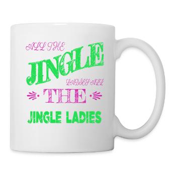 fun birthday present idea under the tree christmas - Mug - white - Right