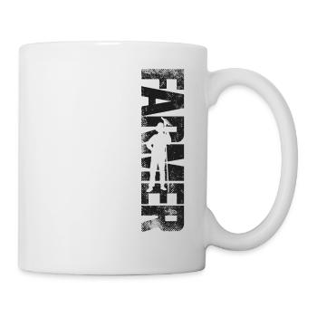 Farming Farmer Vintage Farmer - Tasse - Weiß - Rechts