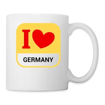 Deutschland - Tasse - Weiß - Rechts