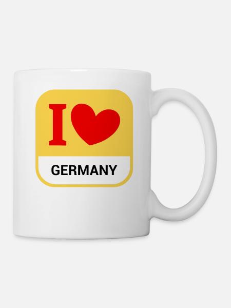 Deutschland - Tasse - Weiß