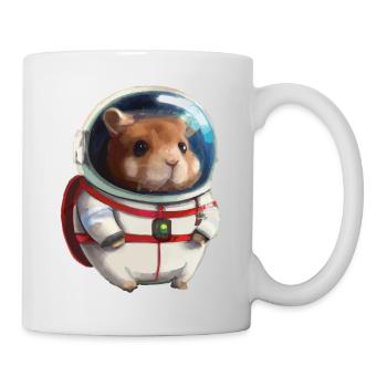 Hamster in Spacesuit Space Astronaut - Mug - white - Right