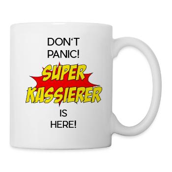 Super Kassierer / Super Cashier - Tasse - Weiß - Rechts
