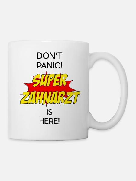 Super Zahnarzt / Super Dentist - Tasse - Weiß