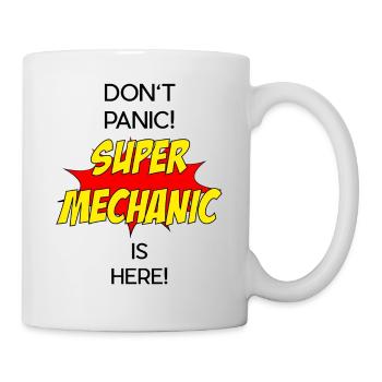 Super Mechanic / Super Mechaniker - Tasse - Weiß - Rechts