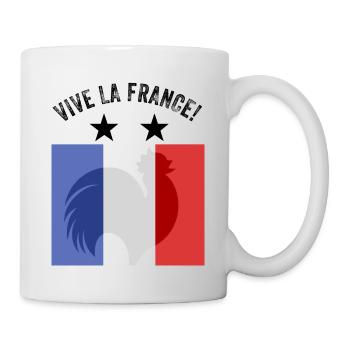 Frankreich - Tasse - Weiß - Rechts