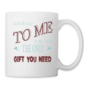 Bodybuilder Joke Christmas present awkward funny - Mug - white - Right