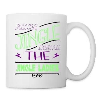 drôle d’anniversaire de Noël dork sous le sapin - Mug blanc - blanc - Droite