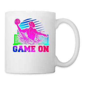 Water Polo Retro 80s 90s Game On - Mug - white - Right