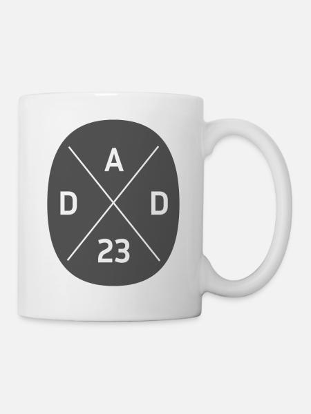 Bester Papa Dad 2023 - Tasse - Weiß
