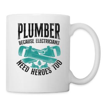 Plumbing Plumber Electrician - Mug - white - Right