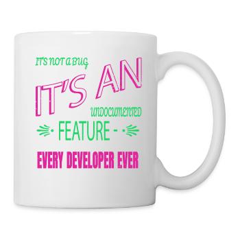gift idea statement - Tasse - Weiß - Rechts