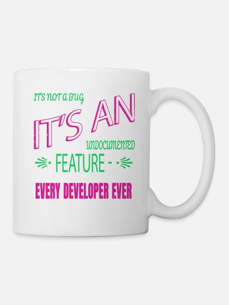 gift idea statement - Tasse - Weiß