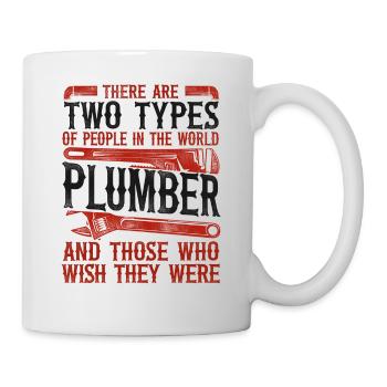 Plumbing Plumber Vintage There Are - Mug - white - Right