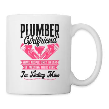 Plumbing Plumber Girlfriend - Mug - white - Right