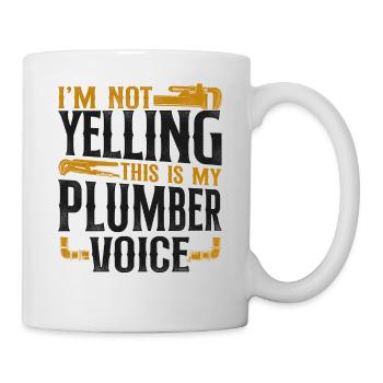 Plombier de plomberie vintage je ne suis pas - Mug blanc - blanc - Droite
