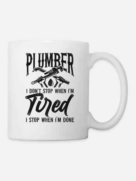 Plumbing Plumber Vintage Plumber I - Mug - white