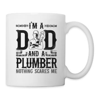 Plumbing Plumber Dad Vintage I'm A - Mug - white - Right