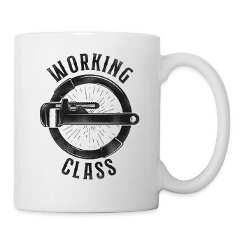 Plumbing Plumber Vintage Working - Tasse - Weiß - Rechts