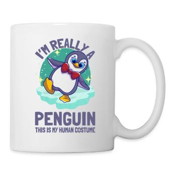 Pingouins Je suis vraiment un pingouin Mignon Pingouin - Mug blanc - blanc - Droite