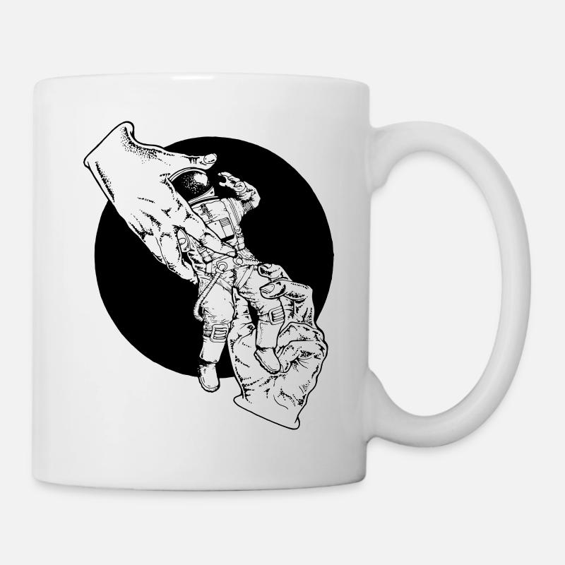 DAS Astronaut Nr 3 Weiss - Tasse - Weiß