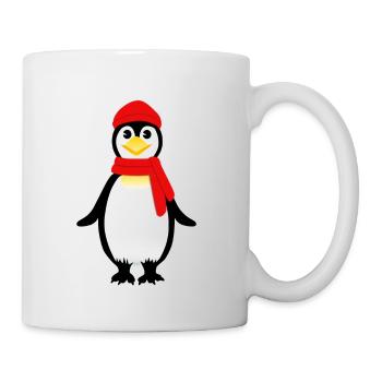 Penguin Christmas Snow Penguins - Mug - white - Right