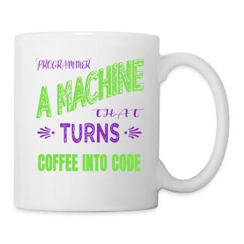 gift quote birthday present statement - Mug - white - Right