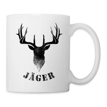 Jäger - Tasse - Weiß - Rechts