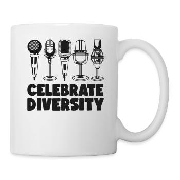 Karaoke Singer Microphone Vocalist - Mug - white - Right
