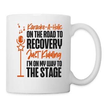 Karaoke Singer Karaoke-A-Holic On - Mug - white - Right