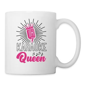 Karaoke Singer 80s Retro Karaoke - Tasse - Weiß - Rechts